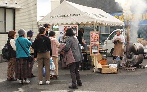 屋外会場のようす