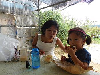 ８月の最後に友達が来てくれました。