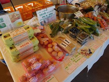 ７月２２日の朽木日曜朝市