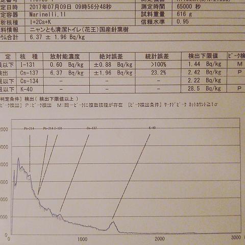 猫のトイレを測定しました。