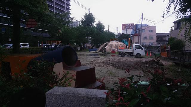 2024年の工事中のとき