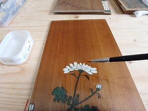 古民家再生　古建具　絵