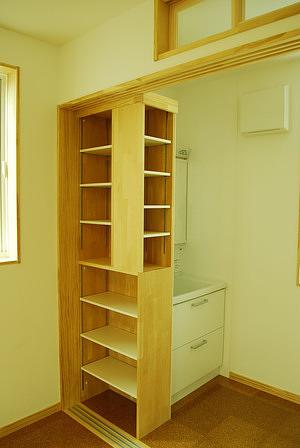 収納を考える　介護プラン洗面室