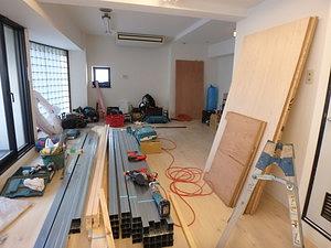 美容室　ただいま施工中