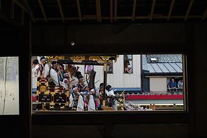 部屋からの写真　大津祭り