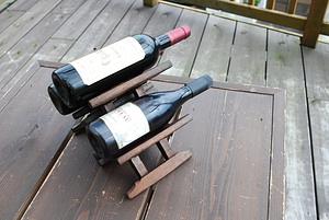 ちょっとおしゃれな　ワインラック！