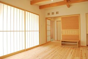 障子の柔らかさ　無双建具