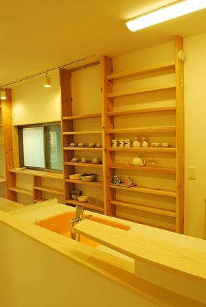 キッチン　横の動線