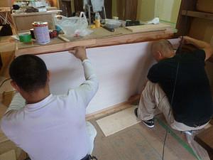 店舗工事は着々と・・