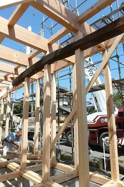 上棟　比良の家