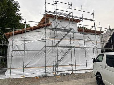 梅雨時期の建築
