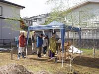 地鎮祭でした。