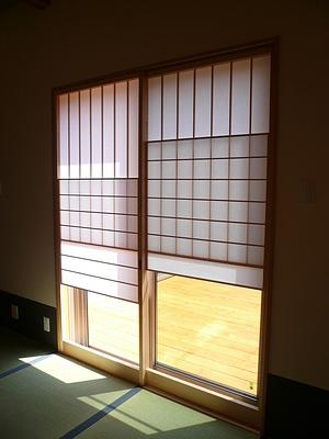 障子とガラス