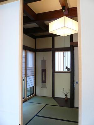 古書院的　壁床