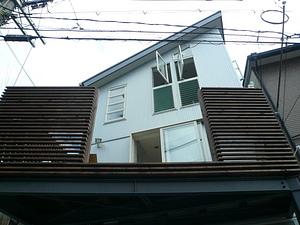 地上4ｍのデッキ