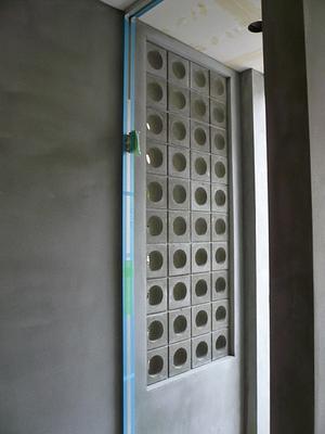 レンガブロックで自然光を！