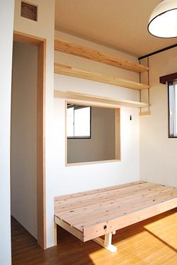 子供室　間仕切りベッド