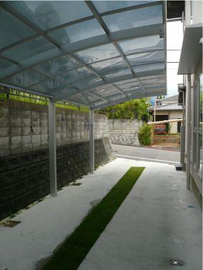 熱線遮断ポリカーボネイト板カーポート