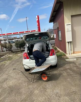 駐車場の穴