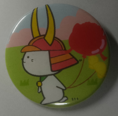 ひこにゃんやちにゃんの缶バッジにコンキちゃん