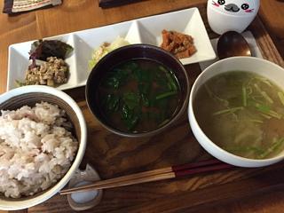 くつろぎました